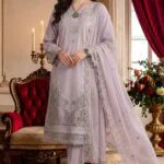 AANGAN PREMIUM EMBROIDERED CHIKAN-KARI