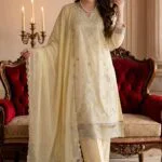 AANGAN PREMIUM EMBROIDERED CHIKAN-KARI