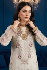 BISMA LUXURY CHIFFON 3-Piece Embroidered Suit