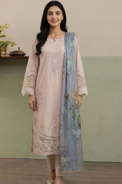 Diamond-Premium-Embroidered-Lawn-3-Piece-Stitched-Suit