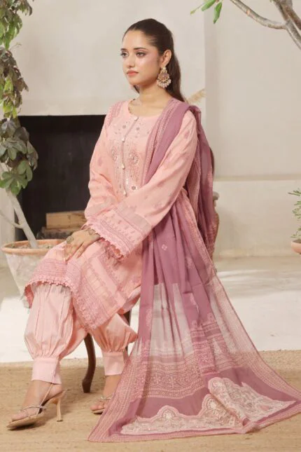 ELMIRA | 3 PC Unstitch Luxury Embroidered