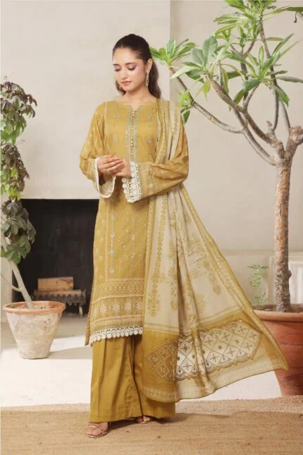 ELMIRA | 3 PC Unstitch Luxury Embroidered