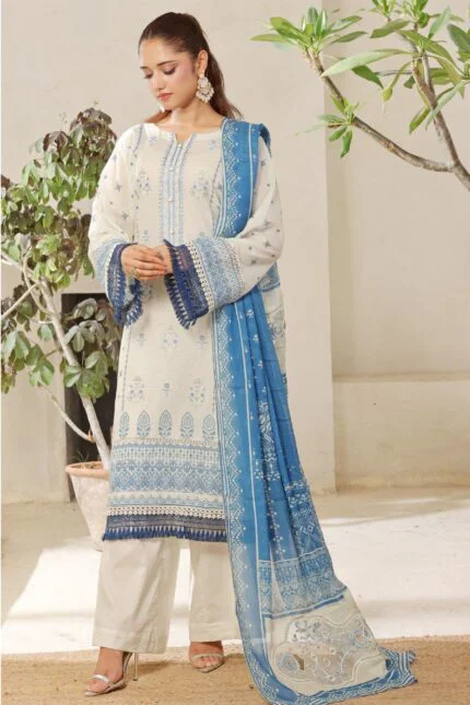 ELMIRA | 3 PC Unstitch Luxury Embroidered