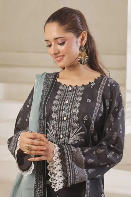 ELMIRA | 3 PC Unstitch Luxury Embroidered