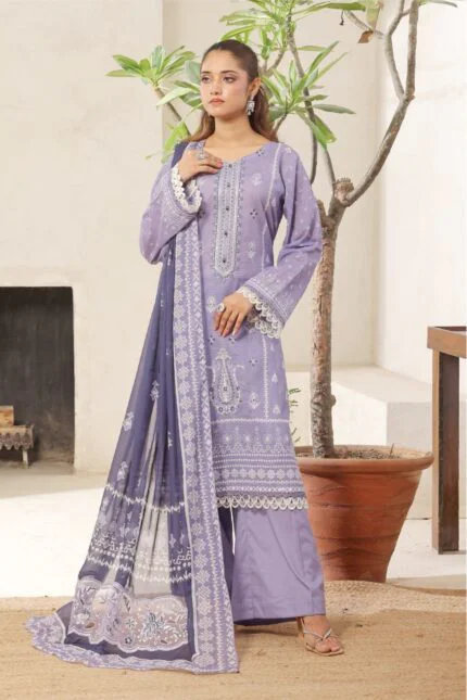 ELMIRA | 3 PC Unstitch Luxury Embroidered