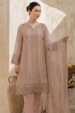JHOMROO | Luxury Embroidered Chiffon | Stitched 3-PC