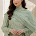 JHOMROO | Luxury Embroidered Chiffon | Stitched 3-PC
