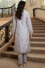 JIYA Stitched Sheesha Silk Embroidered Suit with Handwork.