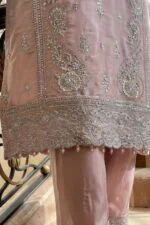 JIYA Stitched Sheesha Silk Embroidered Suit with Handwork.