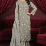 KINZA Luxury Embroidered Chiffon.
