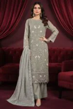 KINZA Luxury Embroidered Chiffon.