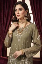 KINZA Luxury Embroidered Chiffon.