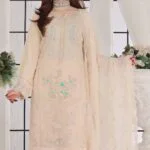 Mahpara Luxury Embroidered Chiffon Suit