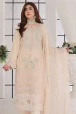 Mahpara Luxury Embroidered Chiffon Suit