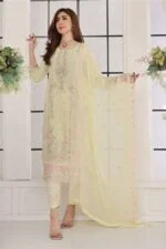 Mahpara Luxury Embroidered Chiffon Suit