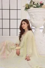 Mahpara Luxury Embroidered Chiffon Suit