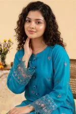 NEESHEY LUXURY SLUB LAWN UNSTITCHED 3PC SUIT