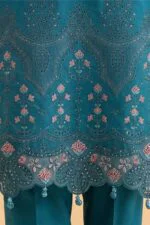 NEESHEY LUXURY SLUB LAWN UNSTITCHED 3PC SUIT