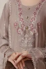 RANGOON Luxury Chiffon Gharara Stitched 3-Piece Suit