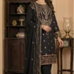 SALLY LUXURY RAW SILK EMBROIDERED SUIT