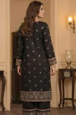 SALLY LUXURY RAW SILK EMBROIDERED SUIT