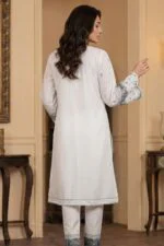 SALLY LUXURY RAW SILK EMBROIDERED SUIT