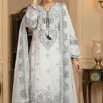 SALLY LUXURY RAW SILK EMBROIDERED SUIT