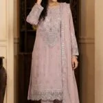 SALLY LUXURY RAW SILK EMBROIDERED SUIT