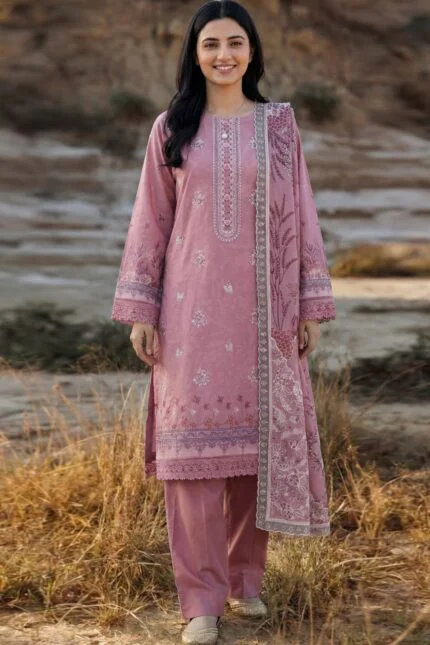 SASSI LUXURY LAWN 3-Piece Embroidered Digital Printed Suit