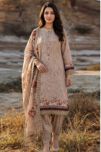 SASSI LUXURY LAWN 3-Piece Embroidered Digital Printed Suit