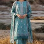 SASSI LUXURY LAWN 3-Piece Embroidered Digital Printed Suit
