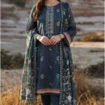 SASSI LUXURY LAWN 3-Piece Embroidered Digital Printed Suit