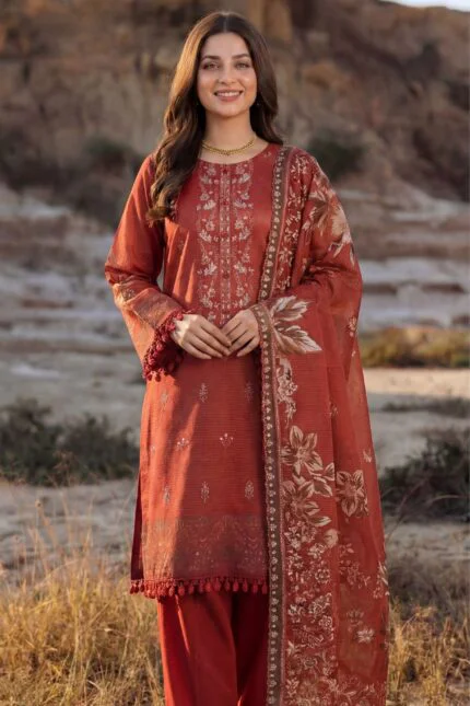 SASSI LUXURY LAWN 3-Piece Embroidered Digital Printed Suit