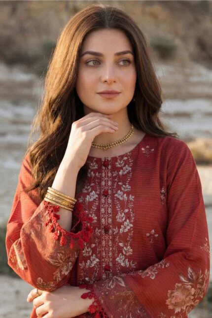 SASSI LUXURY LAWN 3-Piece Embroidered Digital Printed Suit