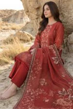 SASSI LUXURY LAWN 3-Piece Embroidered Digital Printed Suit