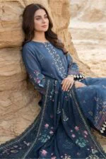 SASSI LUXURY LAWN 3-Piece Embroidered Digital Printed Suit