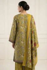 ANDAZ PREMIUM UNSTITCHED EMBROIDERED CUT DANA LAWN SUIT
