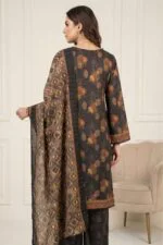 ANDAZ PREMIUM UNSTITCHED EMBROIDERED CUT DANA LAWN SUIT