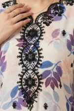 ANDAZ PREMIUM UNSTITCHED EMBROIDERED CUT DANA LAWN SUIT