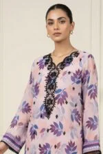 ANDAZ PREMIUM UNSTITCHED EMBROIDERED CUT DANA LAWN SUIT
