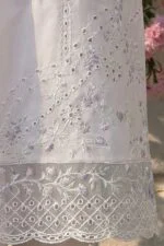 FARMAISH LUXURY SEMI-STITCHED EMBROIDERED CHICKEN KARI LAWN SUIT