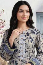 HEMLINE | BEST LUXURY CHIKEN-KARI EMBROIDERED TANA DORA LAWN – 3PC - Image 2