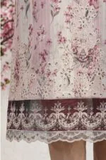 HEMLINE LUXURY UNSTITCHED CHIKEN-KARI EMBROIDERED TANA DORA LAWN SUIT