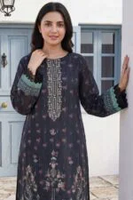 HEMLINE LUXURY UNSTITCHED CHIKEN-KARI EMBROIDERED TANA DORA LAWN SUIT