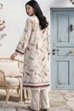 HEMLINE LUXURY UNSTITCHED CHIKEN-KARI EMBROIDERED TANA DORA LAWN SUIT
