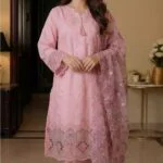 RAMEEN STITCHED LUXURY LASER-KARI EMBROIDERED LAWN SUIT