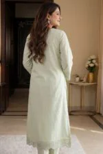 RAMEEN STITCHED LUXURY LASER-KARI EMBROIDERED LAWN SUIT