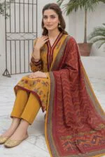 SAIKA PREMIUM UNSTITCHED TANA DORA LAWN DIGITAL PRINTED SUIT