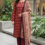 SAIKA PREMIUM UNSTITCHED TANA DORA LAWN DIGITAL PRINTED SUIT