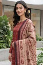 SAIKA PREMIUM UNSTITCHED TANA DORA LAWN DIGITAL PRINTED SUIT